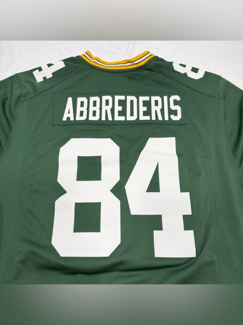 Nike Green Bay Packers Jarred Abbrederis #84 NFL Football Jersey Mens XL - Picture 8 of 10